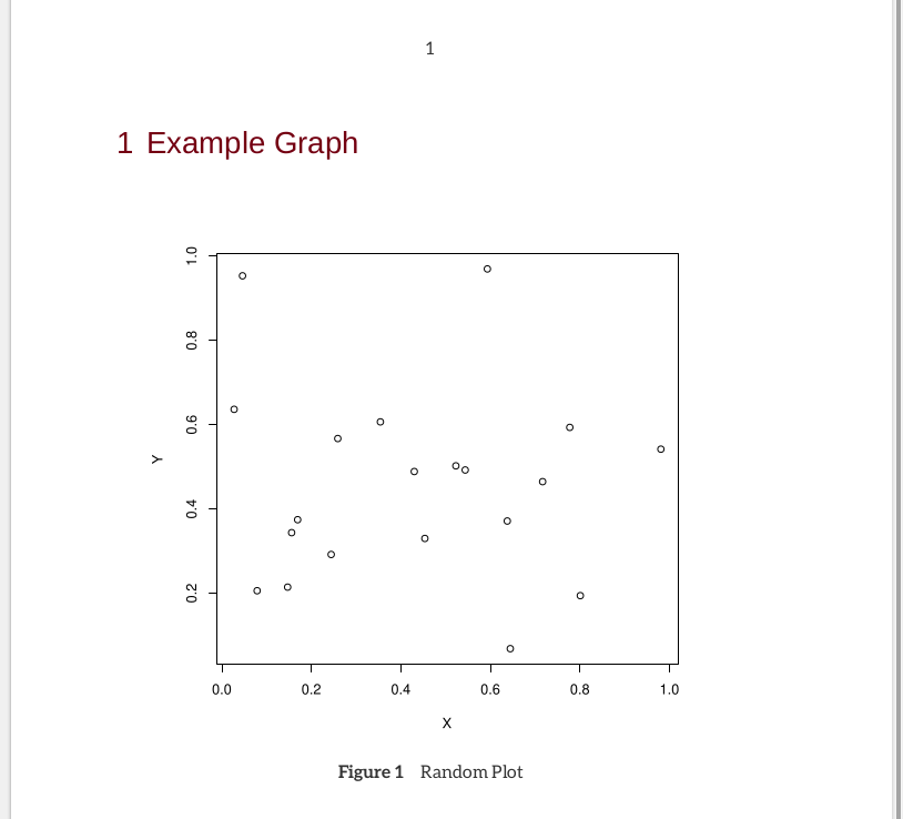 R Markdown Graph